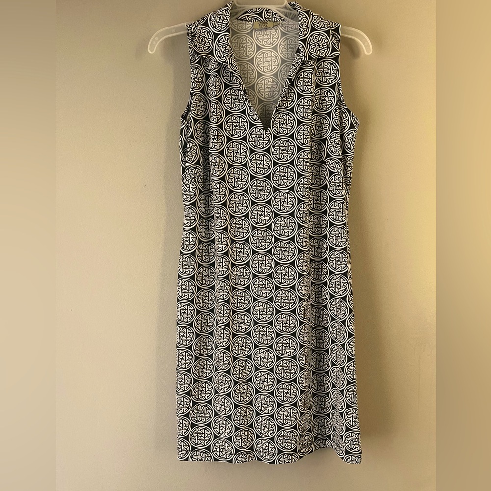 Katherine Way Black/White Travel Dress